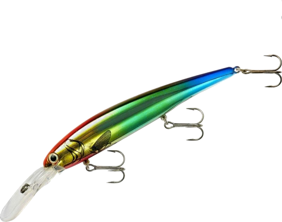 927593101101 BANDIT LURES Bandit Walleye Deep Green Clown  Standard Detail