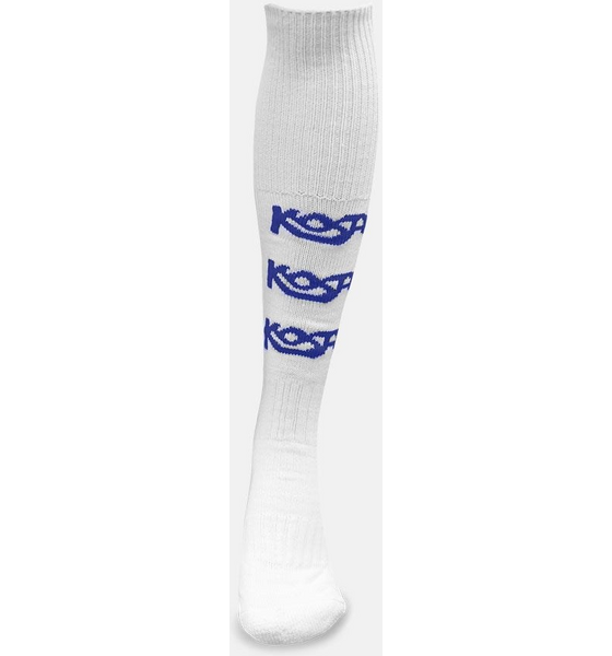 
KOSA, 
Bandy Sock White/blue, 
Detail 1
