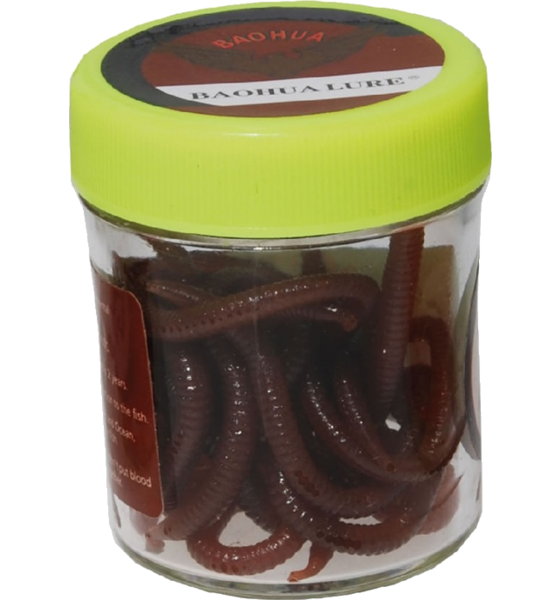 
BAOHUA LURE, 
Baohua Lure Earthworm Brown Sinking, 
Detail 1
