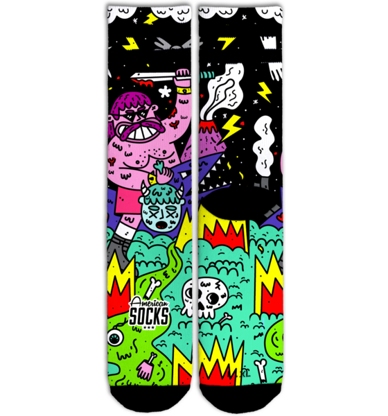 
AMERICAN SOCKS, 
Barbarian - Mid High, 
Detail 1
