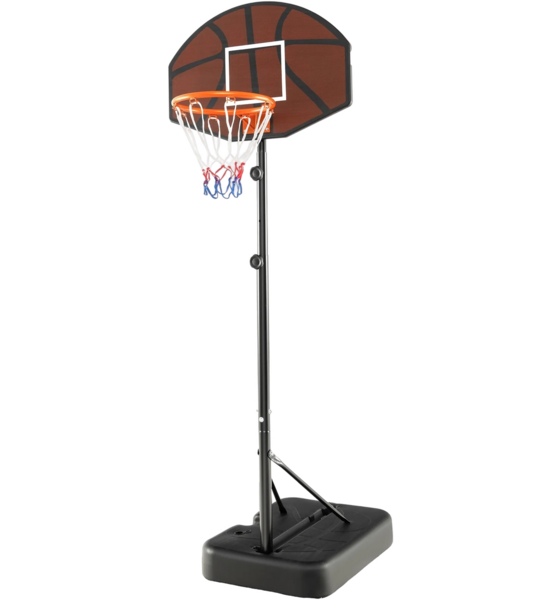 
B2X, 
Basketball Hoop Outdoor Basketball Stand 172-200cm Height Adjustable Basketball System Black, 
Detail 1
