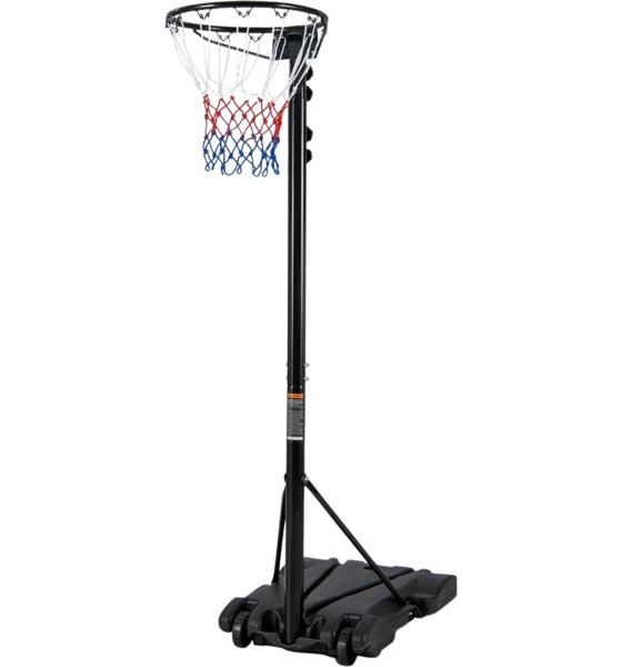 
NORTHIX, 
Basketball Hoop Outdoor Portable Basketball Stand 260-305cm Height Adjustable Black, 
Detail 1

