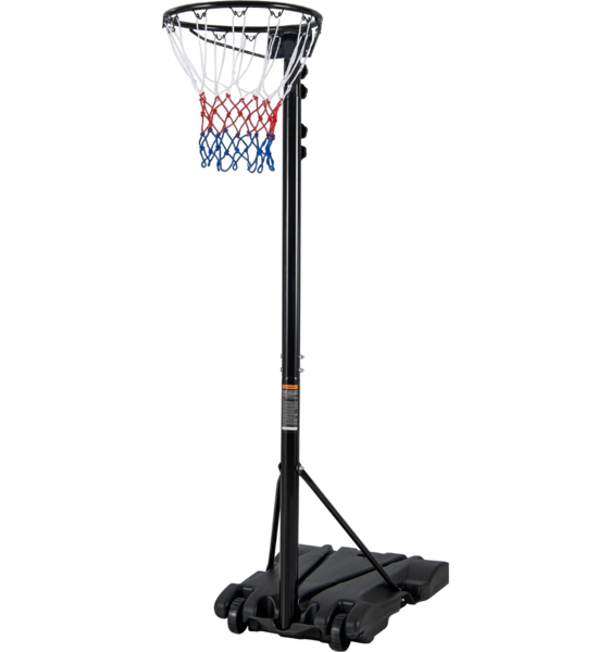 
NORTHIX, 
Basketball Hoop Outdoor Portable Basketball Stand 260-305cm Height Adjustable Black, 
Detail 1
