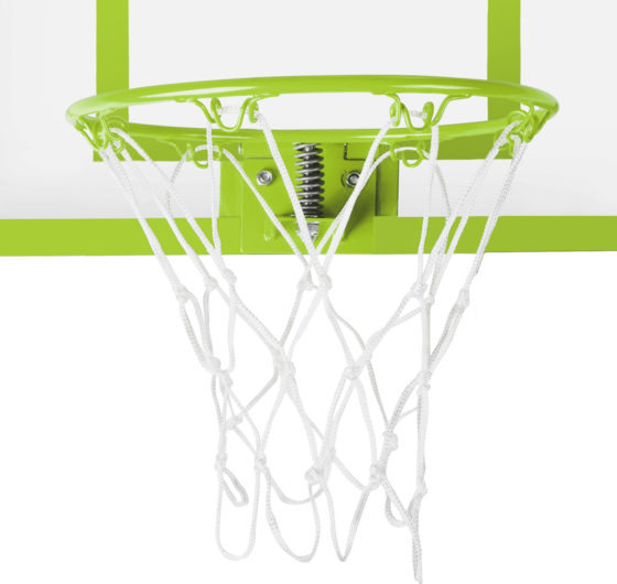 HAUKI, Basketbollsring Med 3 Bollar 45,5x30,5 Cm Grön Nylon Och Plast