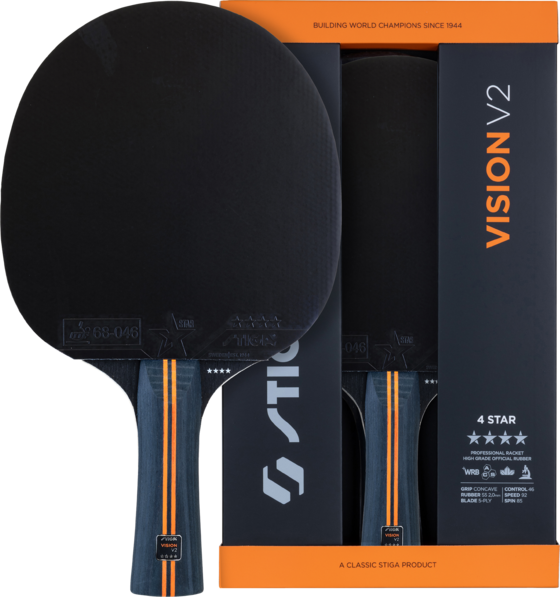 
STIGA, 
Bat Vision V2 - 4-star, 
Detail 1
