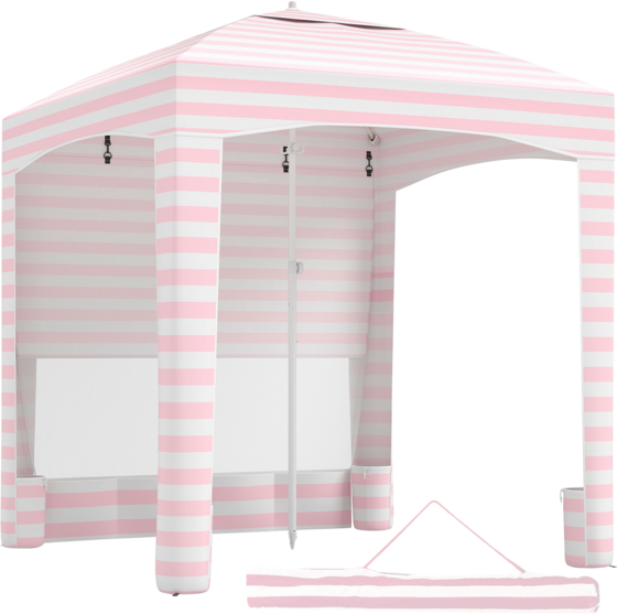 
NORTHIX, 
Beach Tent 185x185cm, Adjustable Height, Side Wall, 
Detail 1
