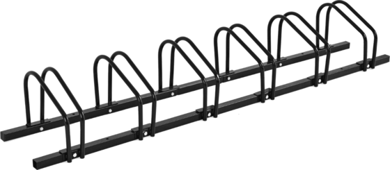
NORTHIX, 
Bicycle Stand With 6 Bicycle Parking Spaces, Floor Stand, Black, 
Detail 1
