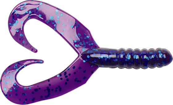 
BIG BITE BAITS, 
Big Bite Baits Twin Tail Grub Electric Grape 7cm, 10-pack, 
Detail 1
