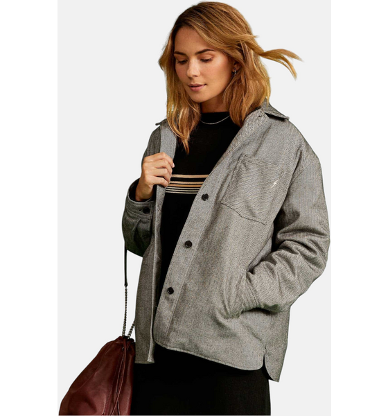 940048101101 LIGHTNING BOLT Big Sur Overshirt  Model01 Detail