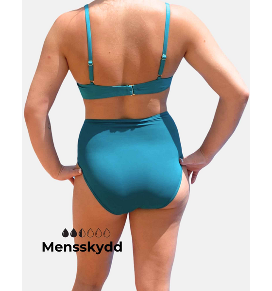 
COMFYDENCE, 
Bikinitrosa Med Mensskydd - H&ouml;g Midja- Mermaid, 
Detail 1
