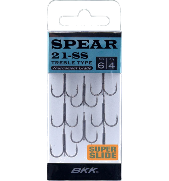 948196101101 BKK Bkk Spear-21 Ss #4 Treble Hook 7-pack  Standard Detail