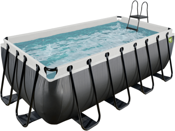 
EXIT, 
Black Leather Pool 400x200x122cm Med Sandfilterpump - Svart, 
Detail 1

