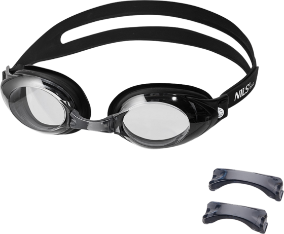 
NORTHIX, 
Black Swimming Goggles, Anti-fog, Uv Protection, 
Detail 1
