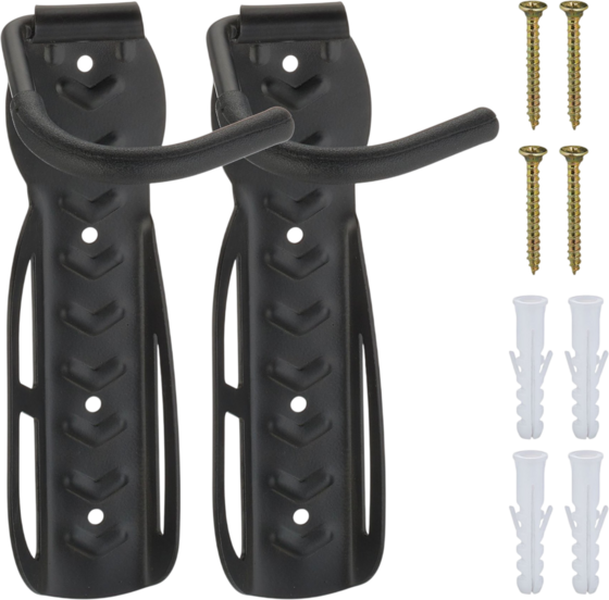 
B2X, 
Black Wall Bracket For Bicycles - 2 Pcs, 
Detail 1
