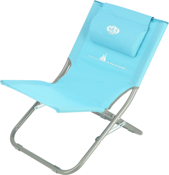 
NORTHIX, 
Blue Beach Chair With Pillow, Foldable, Lightweight, 
Detail 1
