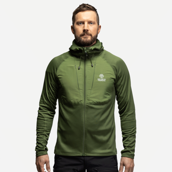 
BEYOND NORDIC, 
Bn101 Mid Layer Fleece Hoodie Men, 
Detail 1
