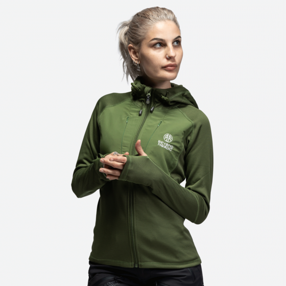 
BEYOND NORDIC, 
Bn101 Mid Layer Fleece Hoodie Women, 
Detail 1
