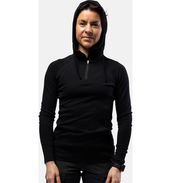 
BEYOND NORDIC, 
Bn105 Merino Half Zip Hoodie Women&acute;s, 
Detail 1
