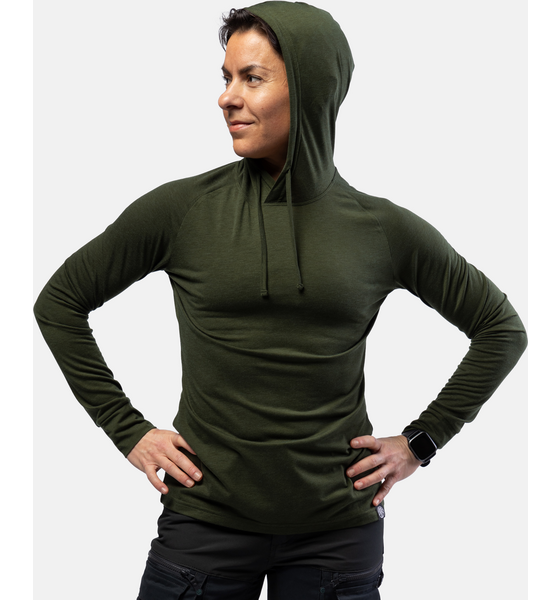 
BEYOND NORDIC, 
Bn213 Light Merino Hoodie Women's, 
Detail 1
