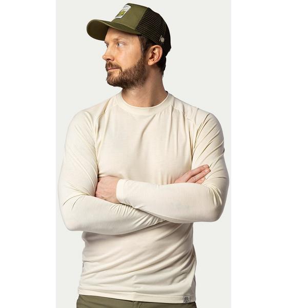 
BEYOND NORDIC, 
Bn219 Light Merino Ls Crew Men's, 
Detail 1
