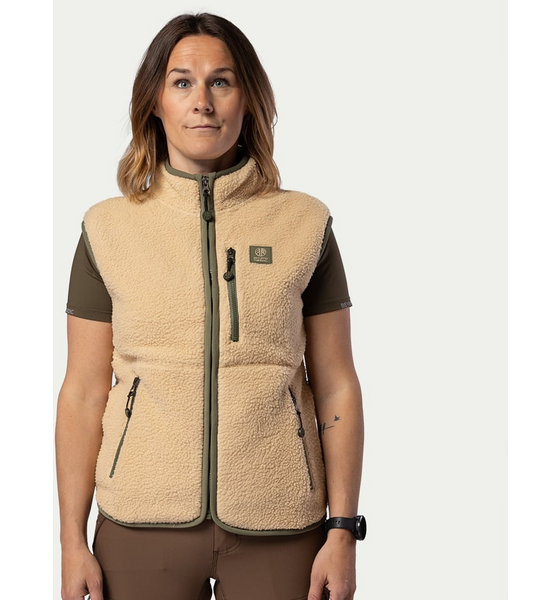 
BEYOND NORDIC, 
Bn309 Retro Pile Vest Women's, 
Detail 1
