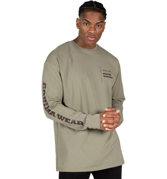 
GORILLA WEAR, 
Boise Oversized Long Sleeve, 
Detail 1
