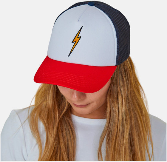 
LIGHTNING BOLT, 
Bolt Trucker Cap, 
Detail 1
