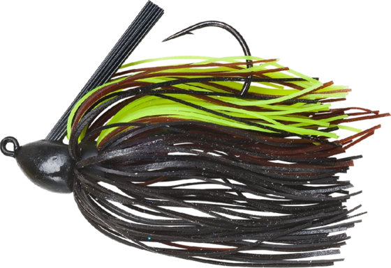 
BOOYAH, 
Booyah Baby Boo Jig 9g - Black Black Brown Chartreuse, 
Detail 1
