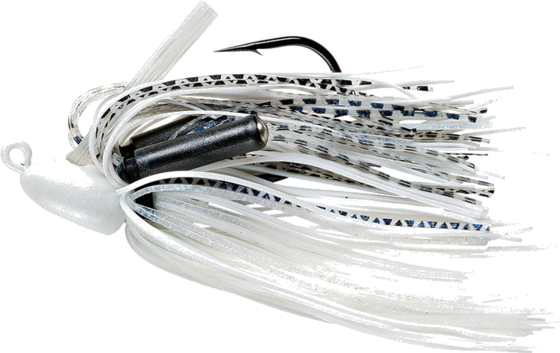 953984101101 BOOYAH Booyah Boo Jig 10g - Pearl White Shad  Standard Detail