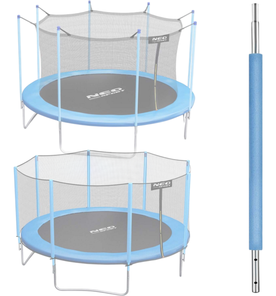 
B2X, 
Bottom Pole For Trampoline With External And Internal Net 8-15 Ft Blue Neo-sport, 
Detail 1
