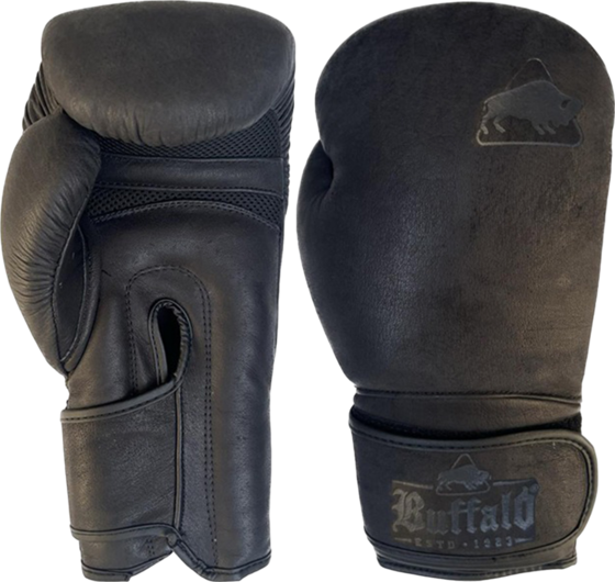 
BUFFALO, 
Buffalo Läder Boxningshandskar Svart, 
Detail 1
