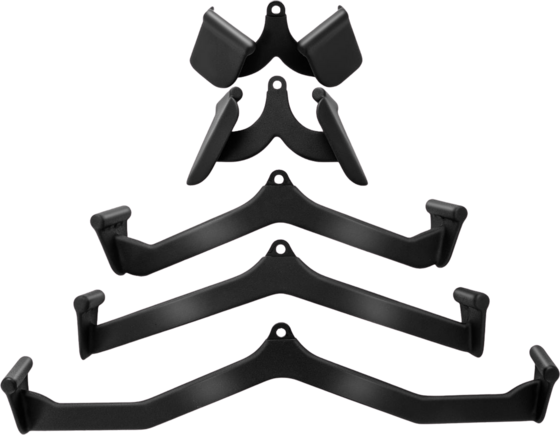 
NORTHIX, 
Cable Machine Attachments Set &ndash; 5-piece, Metal, Ergonomic, 
Detail 1
