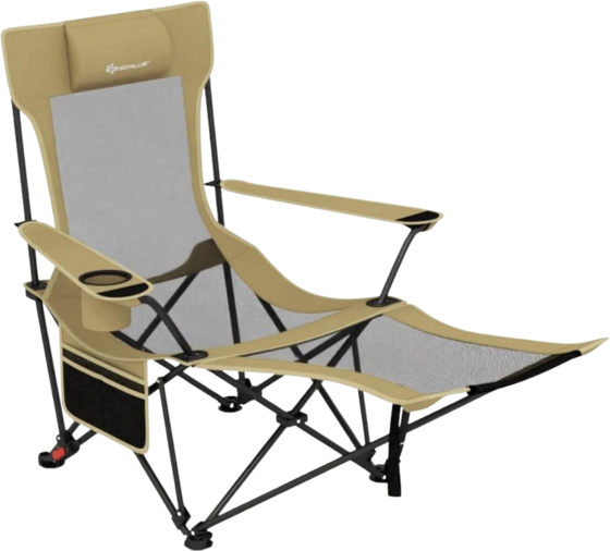 
NORTHIX, 
Camping Chair With Adjustable Footrest  Backrest, Khaki, 
Detail 1
