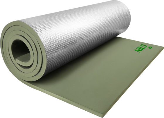 
NORTHIX, 
Camping Sleeping Mat, Eva Foam, Aluminum, 190x60x1.2 Cm, Green, 
Detail 1
