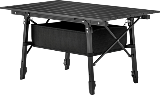 
NORTHIX, 
Camping Table, Folding Picnic Table With Storage Basket, Carry Bag, Height Adjustable Folding Table,, 
Detail 1
