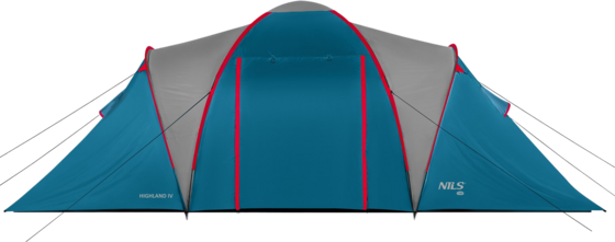 
NORTHIX, 
Camping Tent, Blue/light Gray, 4-person, 
Detail 1
