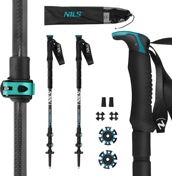 
NORTHIX, 
Carbon Fibre Trekking Poles &ndash; Lightweight, Durable, 
Detail 1
