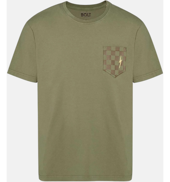 
LIGHTNING BOLT, 
Checkered Tee, 
Detail 1
