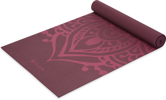 
GAIAM, 
Cherry Sundial Layers Yoga Mat 5mm Printed, 
Detail 1
