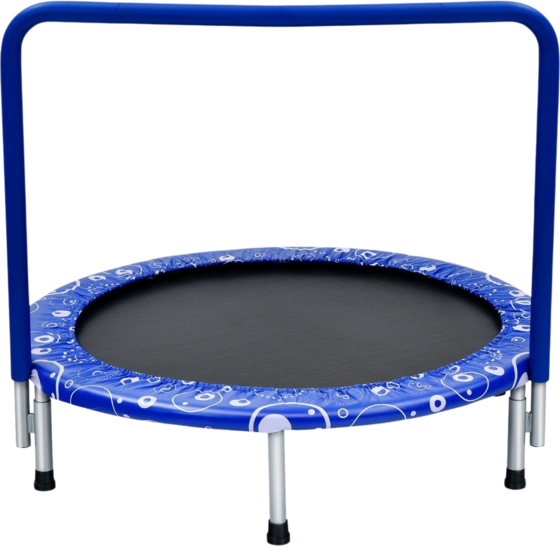 
NORTHIX, 
Children's Trampoline Mini Trampoline Foldable Trampoline For Toddlers Blue + Black, 
Detail 1

