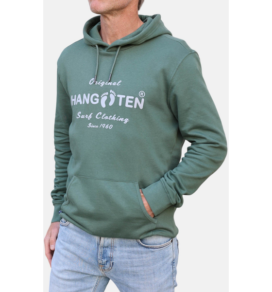 954967101101 HANG TEN Classic Logo Organic Cotton Hoodie  Standard Detail