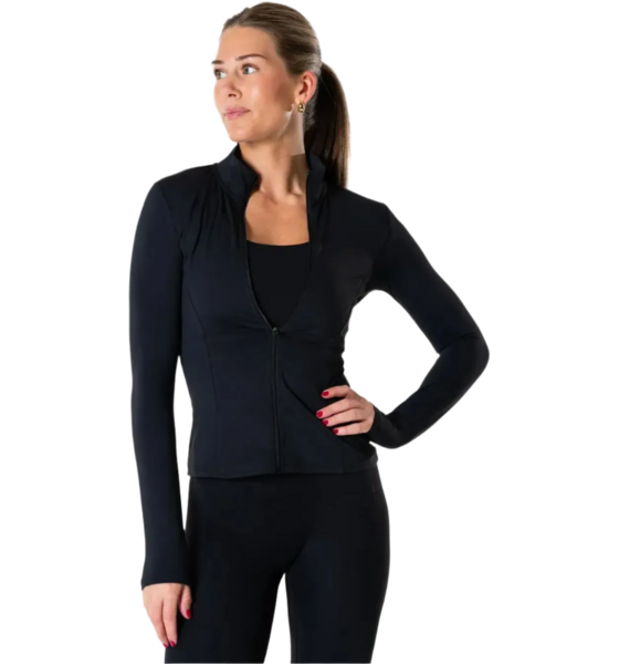 
RELODE, 
Clean Zip Longsleeve - Svart, 
Detail 1
