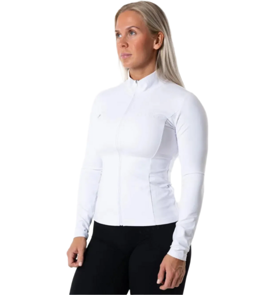 
RELODE, 
Clean Zip Longsleeve - Vit, 
Detail 1
