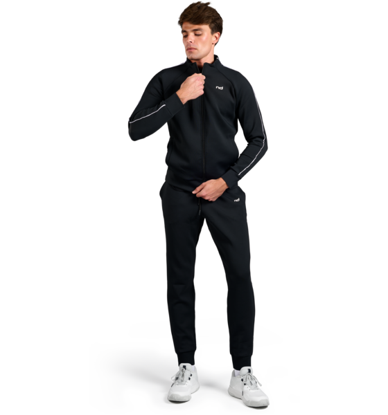 
NORDICDOTS, 
Club Jacket Black, 
Detail 1
