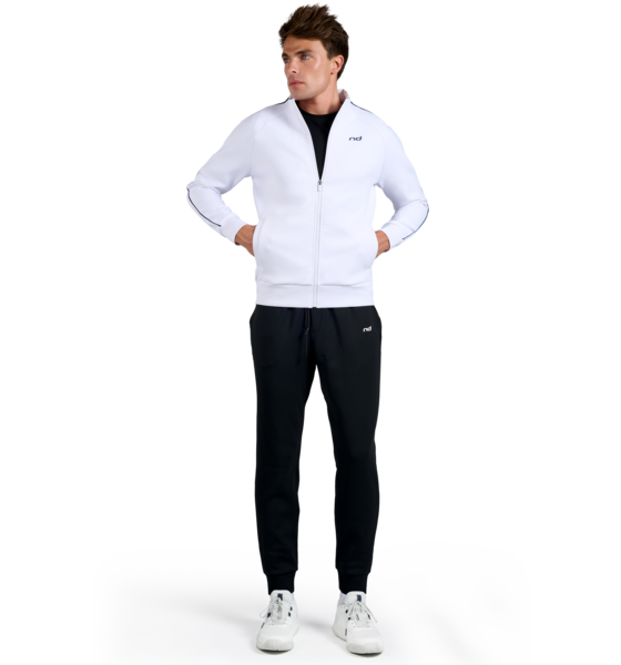 
NORDICDOTS, 
Club Jacket White, 
Detail 1
