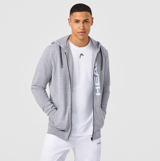947303102101 HEAD Club Original  Hoodie Fz Men  Standard Detail
