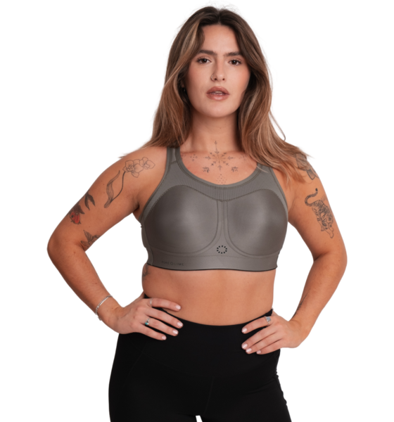 951341103101 PURE LIME Compression Bra High Impact  Model01 Detail