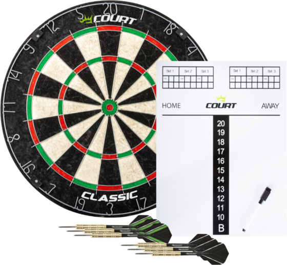 
GYMSTICK, 
Court Classic Dartboard Set, 
Detail 1
