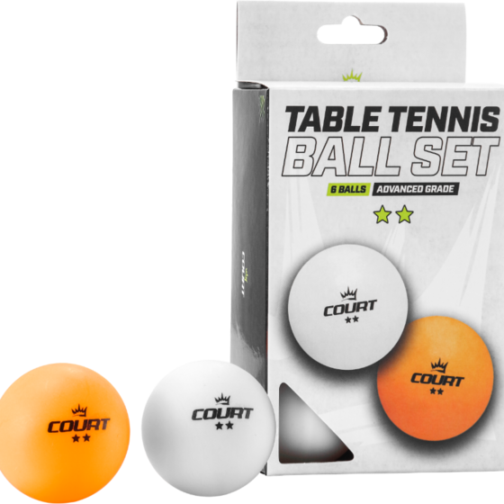 
GYMSTICK, 
Court Pingisbollset 2-star 6st, 
Detail 1
