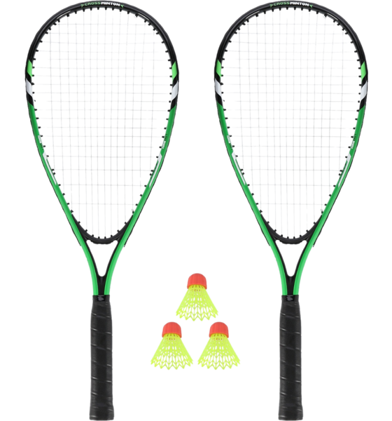 
NORTHIX, 
Crossminton Set With 2 Rackets, Shuttlecocks, Green Cover, 
Detail 1
